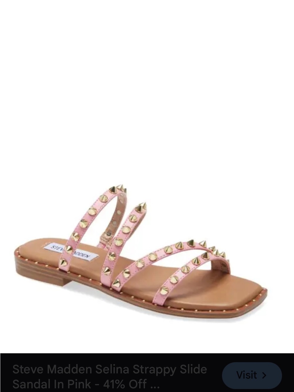 EUC Steve Madden Pink Selena Sandals